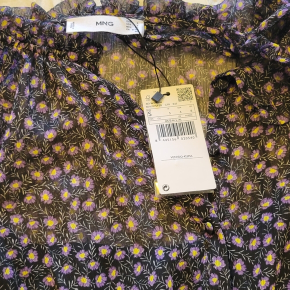 Mango Summer dress flowers size S - Picture 6 of 6